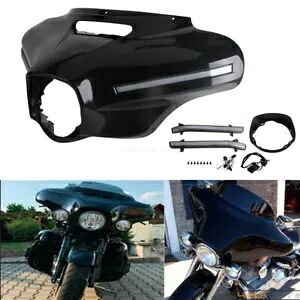 14-24 ハーレー ツーリング エレクトラ ストリート グライド アウターフェアリング バットウィング & LED ライト用 For 14-24 Harley Touring Electra Street Glide Outer Fairing Batwing & LED Light 【並行輸入品】