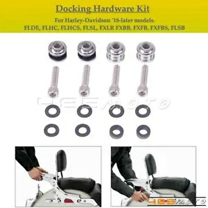 クローム取り外し可能なシーシーバードッキングハードウェアハーレーソフティアルFXFB FLDE FXFBS用 Chrome Detachable Sissy Bar Docking Hardware For Harley Softial FXFB FLDE FXFBS 【並行輸入品】 35,750円