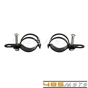 2 個のターンシグナルライト取り付けブラケットホルダーフィット 27mm-31mm フォークマウントクランプ 2pcs Turn Signal Light Mounting Brackets Holder Fit 27mm-31mm Fork Mount Clamps 【並行輸入品】