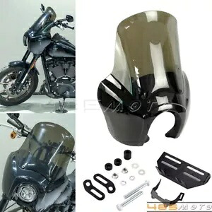 アッパーフェアリング フロントガラスキット クラブスタイル ハーレー ローライダー S FXLRS 2020-2024用 Upper Fairing Windshield Kit Club Style For Harley Low Rider S FXLRS 2020-2024 【並行輸入品】