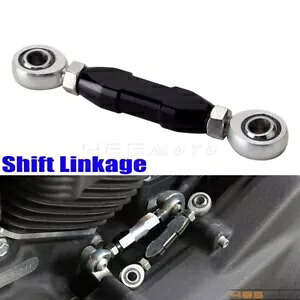 シフターシフトリンケージロッド調整可能ハーレーソフテイルFXBB FXSTダイナローライダー用 Shifter Shift Linkage Rod Adjustable for Harley Softail FXBB FXST Dyna Low Rider 【並行輸入品】