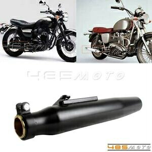 45 ミリメートルオートバイの排気マフラー先端パイプサイレンサーカフェレーサーボバーチョッパー 45mm Motorcycle Exhaust Muffler Tip Pipe Silencer For Cafe Racer Bobber Chopper 【並行輸入品】