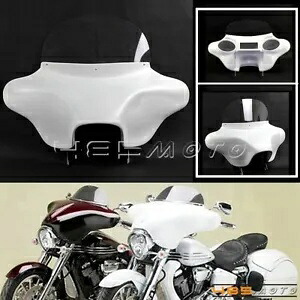 ハーレーツーリングロードキングFLHR FLHRCバットウィングフェアリングフロントガラス6x9インチスピーカー用 For Harley Touring Road King FLHR FLHRC Batwing Fairing Windshield 6x9\