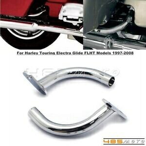 サドルバッグガードエリミネーターサポートブラケットハーレーエレクトラグライドFLHT 93-08用 Saddlebag Guard Eliminator Support Brackets For Harley Electra Glide FLHT 93-08 【並行輸入品】