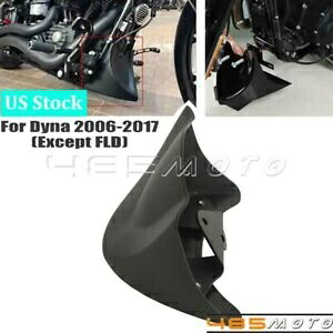 フロントチンスポイラーエアダムフェアリングフロントガラスマッドガード 2006-2017 ハーレーダイナ用 Front Chin Spoiler Air Dam Fairing Windshield Mudguard For 2006-2017 Harley Dyna 【並行輸入品】