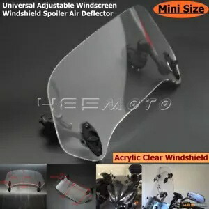 オートバイクリップオンフロントガラスウインドスクリーンディフレクターエクステンションスポイラーユニバーサル Motorcycle Clip on Windshield Wind Screen Deflector Extension Spoiler Universal 【並行輸入品】 36,465円