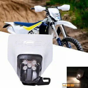 スーパーモトモトクロス LED ヘッドライトハスクバーナ FE 250 350 450 501 TE 125 150 Supermoto Motocross LED Headlight For Husqvarna FE 250 350 450 501 TE 125 150 【並行輸入品】