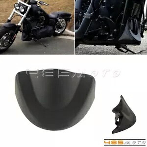 マットブラック フロントチンスポイラーフェアリング ハーレーダイナ ローライダー ファットボブ 06-17用 Matte Black Front Chin Spoiler Fairing for Harley Dyna Low Rider Fat Bob 06-17 【並行輸入品】