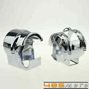 2 個クロームハンドルバースイッチハウジングカバー 2003-2009 ホンダシャドウ VTX 1300 2pcs Chrome Handlebar Switch Housing Cover for 2003-2009 Honda Shadow VTX 1300 【並行輸入品】