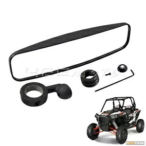 UTV ユニバーサル リアビュー センター ミラー 1.75 インチ クランプ ロール ケージ ポラリス RZR XP 用 UTV Universal Rear View Center Mirror 1.75\