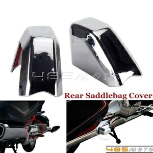 2 個クロームリアサドルバッグガードカバー保護ホンダゴールドウィング 2018-2021 2pcs Chrome Rear Saddlebag Guard Cover Protective for Honda Gold Wing 2018-2021 【並行輸入品】