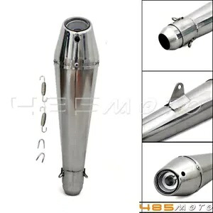 オートバイステンレス鋼 38-51 ミリメートルエキゾーストマフラーパイプ Unversal スズキ GSXR 用 Motorcycle Stainless Steel 38-51mm Exhaust Muffler Pipe Unversal for Suzuki GSXR 【並行輸入品】