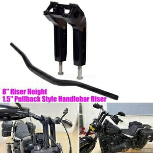 ハーレーソフテイル FLFB FXBR FXFB FXBB FXLRS 1.5インチ プルバックハンドルバー & ライザーキット用 For Harley Softail FLFB FXBR FXFB FXBB FXLRS 1.5\