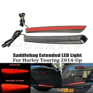 サドルバッグランニングブレーキテールライトランプハーレーツーリンググライドFLHR '14-'23用 Saddlebag Running Brake Tail Lights Lamp For Harley Touring Glide FLHR '14-'23 【並行輸入品】