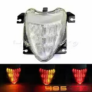 クリア LED テールライトブレーキターンシグナルスズキブルバード M109R 2006-2009 07 Clear LED Tail Light Brake Turn Signals For Suzuki Boulevard M109R 2006-2009 07 【並行輸入品】
