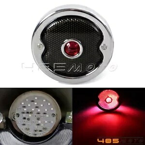 Chorme レトロ ブレーキ ストップ LED テールライト 33-36 フォード モデル A クルーザー カフェ レーサー用 Chorme Retro Brake Stop LED Tail Light for 33-36 Ford Model A Cruiser Cafe Racer 【並行輸入品】