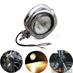 レトロヴィンテージオートバイエレクトロラインハイ/ロービームヘッドライトボバーチョッパー用 Retro Vintage Motorcycle Electroline Hi/Lo Beam Headlight for Bobber Chopper 【並行輸入品】