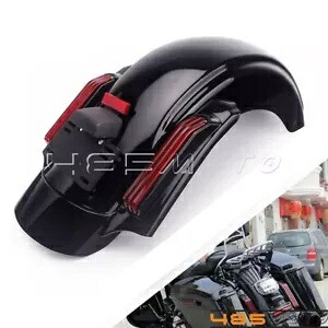 リアフェンダーフェイシア LED ライト付き ハーレーツーリングロードグライド FLTRU FLTRX '14-'23用 Rear Fender Fascia w/LED Light For Harley Touring Road Glide FLTRU FLTRX '14-'23 【並行輸入品】