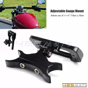 デジタルゲージマウント ハーレーストリートボブ FXBB FXBBS ローライダー FXLR FXLRST 18-23 用 Digital Gauge Mount For Harley Street Bob FXBB FXBBS Low Rider FXLR FXLRST 18-23 【並行輸入品】