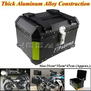 45L オートバイバイクトップケーステールボックス防水荷物スクータートランク収納 45L Motorcycle Bike Top Case Tail Box Waterproof Luggage Scooter Trunk Storage 【並行輸入品】