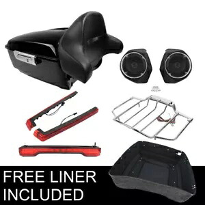 キングパック トランクパッド ライトラック & スピーカー ハーレーツアーパックツーリング 14-23 に適合 King Pack Trunk Pad Light Rack & Speakers Fit For Harley Tour Pak Touring 14-23 【並行輸入品】|カスタムパーツ WORLD倉庫