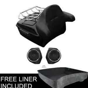 13.7 インチ キングパック トランク バックレスト スピーカー ハーレー ツアー パック ロード グライド 14-23 に適合 13.7'' King Pack Trunk Backrest Speaker Fit For Harley Tour Pak Road Glide 14-23 【並行輸入品】