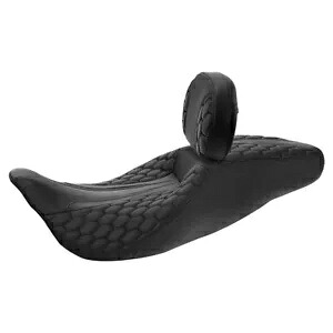 運転席 助手席 ライダーバックレスト付き ハーレー エレクトラ ストリート グライド 09-23 に適合 Driver Passenger Seat w/Rider Backrest Fit For Harley Electra Street Glide 09-23 【並行輸入品】