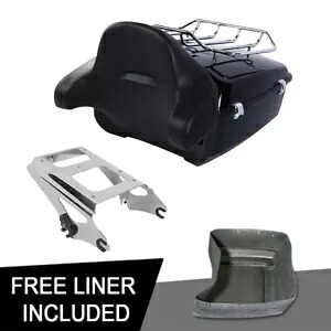キングパック トランクパッドマウントラック ハーレーツアーパックツーリング ストリートグライド 09-13用 King Pack Trunk Pad Mount Rack For Harley Tour Pak Touring Street Glide 09-13 【並行輸入品】