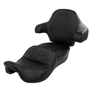 ブラック運転席助手席背もたれハーレー CVO ツーリングロードグライド 14-23 に適合 Black Driver Passenger Seat Backrest Fit For Harley CVO Touring Road Glide 14-23 【並行輸入品】 90,750円