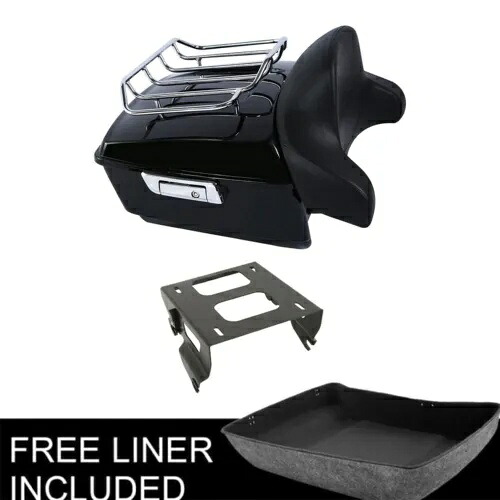 キングパック トランクパッド ソロマウント付き ハーレーツアーパックロードキンググライド 14-23用 King Pack Trunk Pad w/ Solo Mount Fit For Harley Tour Pak Road King Glide 14-23 【並行輸入品】