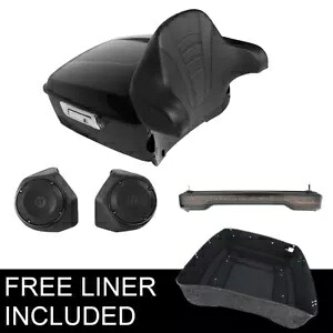 キングパック トランク バックレスト & ライト フィット ハーレーダビッドソン ツアーパック ツーリング 14-22 King Pack Trunk Backrest & Light Fit For Harley Davidson Tour Pak Touring 14-22 【並行輸入品】｜カスタムパーツ WORLD倉庫