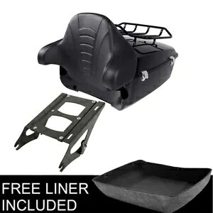 Kiing Pack トランクパッドマウント トップラック ハーレー ツアーパック ストリート グライド 2014 以降に適合 Kiing Pack Trunk Pad Mount Top Rack Fit For Harley Tour Pak Street Glide 2014-Up 【並行輸入品】