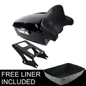 キングパック トランクパッド ツーアップマウントラック付き ハーレーツアーパック ロードキング 14-23用 King Pack Trunk Pad w/Two Up Mount Rack Fit For Harley Tour Pak Road King 14-23 【並行輸入品】|カスタムパーツ WORLD倉庫