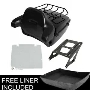 キングパック トランクパッド取り付けラックプレート ハーレーツアーパックツーリング 14-2023用 King Pack Trunk Pad Mounting Rack Plate Fit For Harley Tour Pak Touring 14-2023 【並行輸入品】