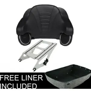 キングパック トランク バックレスト スピーカー ラック ハーレー ツアー パック ロード グライド 14-23 に適合 King Pack Trunk Backrest Speakers Rack Fit For Harley Tour Pak Road Glide 14-23 【並行輸入品】