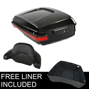 キングパック トランク バックレスト テール ライト ハーレー ツアー パック ストリート グライド 2014-23 に適合 King Pack Trunk Backrest Tail Light Fit For Harley Tour Pak Street Glide 2014-23 【並行輸入品】｜カスタムパーツ WORLD倉庫