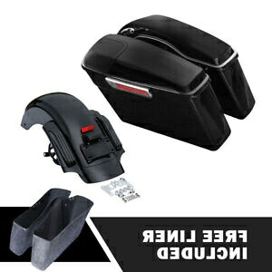 ハードサドルバッグ 5x7インチ スピーカー蓋 + CVO リアフェンダー ハーレーツーリング 14-23 用 Hard Saddlebag 5x7" Speaker Lids + CVO Rear Fender Fit For Harley Touring 14-23 【並行輸入品】|カスタムパーツ WORLD倉庫