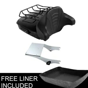 みじん切りパック トランク パッド マウント ラック ハーレー ツアー パック ロード グライド 97-2008 に適合 Chopped Pack Trunk Pad Mounting Rack Fit For Harley Tour Pak Road Glide 97-2008 【並行輸入品】