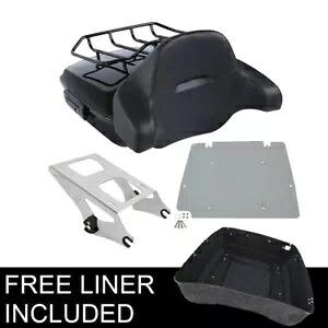 みじん切りトランクパッドラックマウントプレートハーレーツアーパックパックロードグライド14-23に適合 Chopped Trunk Pad Rack Mount Plate Fit For Harley Tour Pak Pack Road Glide 14-23 【並行輸入品】