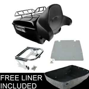 キングパック トランクパッド 荷物マウントラック ハーレーツアーパック ロードグライド 97-08用 King Pack Trunk Pad Luggage Mount Rack Fit For Harley Tour Pak Road Glide 97-08 【並行輸入品】