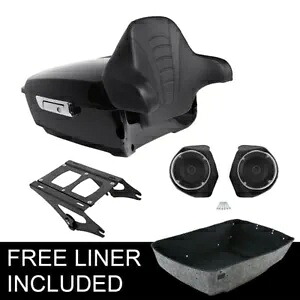 キングパック トランクパッドスピーカーマウント ハーレーツアーパックロードキング 2014-2023用 King Pack Trunk Pad Speakers Mount Fit For Harley Tour Pak Road King 2014-2023 【並行輸入品】