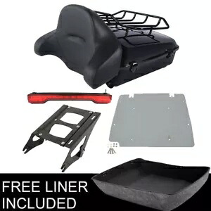 チョップドパック トランクパッドマウント ライトプレート ハーレーツアーパックツーリング 14-23用 Chopped Pack Trunk Pad Mount Light Plate Fit For Harley Tour Pak Touring 14-23 【並行輸入品】