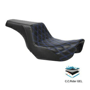 運転席助手席ジェルシートハーレーダイナスイッチバック 12-16 ストリートボブ 06-17 に適合 Driver Passenger Gel Seat Fit For Harley Dyna Switchback 12-16 Street Bob 06-17 【並行輸入品】
