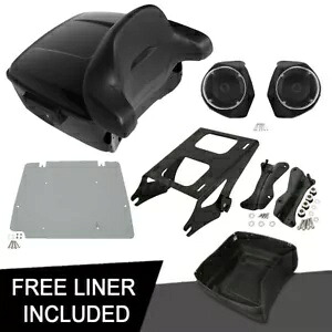 King Pack トランクパッドスピーカー マウントプレート付き ハーレーツアーパックツーリング 14-23 に適合 King Pack Trunk Pad Speakers W/Mount Plate Fit For Harley Tour Pak Touring 14-23 【並行輸入品】 99,220円