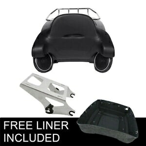 キングパック トランク バックレスト スピーカー マウント ラック ハーレー ツアーパック ツーリング 14-23 用 King Pack Trunk Backrest Speaker Mount Rack Fit For Harley TourPak Touring 14-23 【並行輸入品】｜カスタムパーツ WORLD倉庫
