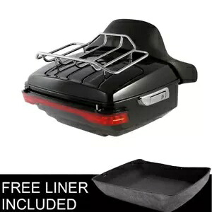 13.7 インチ キングパック トランク バックレスト テールライト ハーレー ツアーパック ツーリング 14-23 に適合 13.7'' King Pack Trunk Backrest Tail Light Fit For Harley Tour Pak Touring 14-23 【並行輸入品】