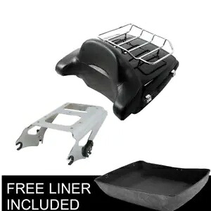 チョップドパック トランクパッドラック ハーレーツアーパック エレクトラグライド ロードキング 09-13用 Chopped Pack Trunk Pad Rack Fit For Harley TourPak Electra Glide Road King 09-13 【並行輸入品】｜カスタムパーツ WORLD倉庫