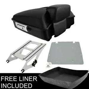 マットチョップドパック トランクパッドマウントラック ハーレーツアーパックロードグライド14以降に適合 Matt Chopped Pack Trunk Pad Mount Rack Fit For Harley Tour Pak Road Glide 14-up 【並行輸入品】