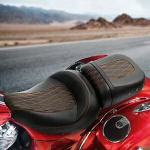 ライダー & パッセンジャーシート インディアン チーフテン 2014-2023 チーフ ヴィンテージ 14-19 に適合 Rider & Passenger Seats Fit For Indian Chieftain 2014-2023 Chief Vintage 14-19 【並行輸入品】
