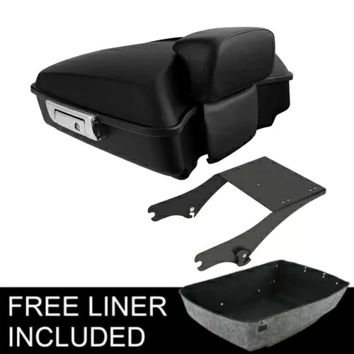 チョップドパック トランクパッド ツーアップマウントラック ハーレーツアーパックツーリング 97-2008用 Chopped Pack Trunk Pad Two Up Mount Rack Fit For Harley Tour Pak Touring 97-2008 【並行輸入品】